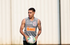 Gabriel no ltimo treino antes do duelo contra RB Bragantino, pelo Campeonato Brasileiro