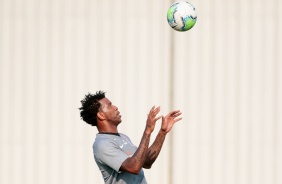 Gil no ltimo treino antes do duelo contra RB Bragantino, pelo Campeonato Brasileiro