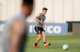 Mateus Vital no ltimo treino antes do duelo contra RB Bragantino, pelo Campeonato Brasileiro