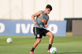 Roni no ltimo treino antes do duelo contra RB Bragantino, pelo Campeonato Brasileiro