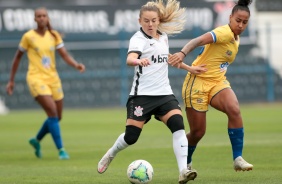 Andressinha na vitria sobre o So Jos, pelo Brasileiro Feminino