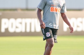 Cazares no treino desta segunda-feira no CT Dr. Joaquim Grava