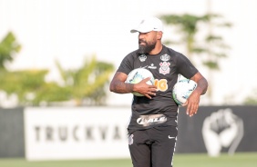 Coelho no treino desta segunda-feira no CT Dr. Joaquim Grava