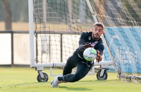 Guilherme no treino desta segunda-feira no CT Dr. Joaquim Grava