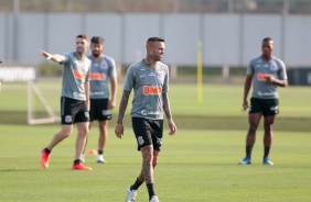 Luan no treino desta segunda-feira no CT Dr. Joaquim Grava