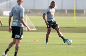 Xavier no treino desta segunda-feira no CT Dr. Joaquim Grava