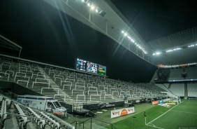 Jogo contra o Santos, na Neo Qumica Arena, pelo Campeonato Brasileiro