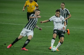 Vital no jogo contra o Santos, na Neo Qumica Arena, pelo Campeonato Brasileiro