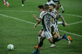 Vital no jogo contra o Santos, na Neo Qumica Arena, pelo Campeonato Brasileiro