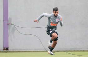 Camacho no treino desta quinta-feira no CT