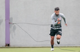 Camacho no treino desta quinta-feira no CT