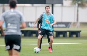 Mauro Boselli no treino desta quinta-feira no CT