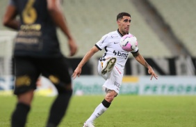 Gabriel no jogo contra o Cear, pelo Campeonato Brasileiro