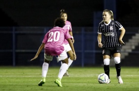 Andressinha no jogo contra o Santos, pelo Brasileiro Feminino