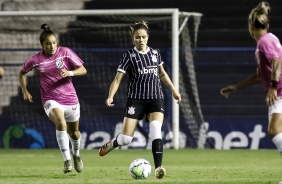 Érika no jogo contra o Santos, pelo Brasileirão Feminino