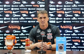Vagner Mancini na coletiva de apresentação do novo treinador do Corinthians