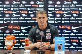 Vagner Mancini na coletiva de apresentao do novo treinador do Corinthians