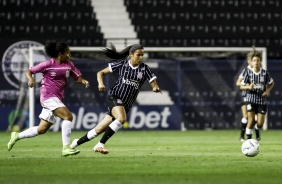 Victria no jogo contra o Santos, pelo Brasileiro Feminino