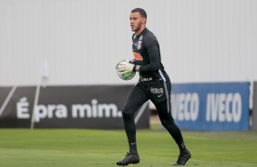 Treino de goleiros da tarde desta sexta-feira no CT Dr. Joaquim Grava