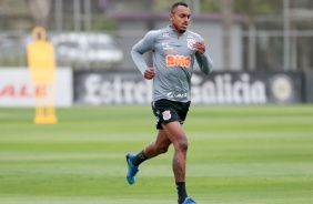 Raul Gustavo no treino da tarde desta sexta-feira no CT Dr. Joaquim Grava