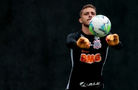 Guilherme no treino da tarde desta sexta-feira no CT Dr. Joaquim Grava