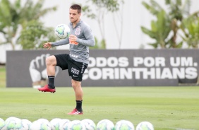 Ramiro no treino da tarde desta sexta-feira no CT Dr. Joaquim Grava