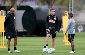 Wagner Mancini no treino da tarde desta sexta-feira no CT Dr. Joaquim Grava