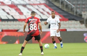 Xavier no jogo contra o Athletico-PR, pelo Campeonato Brasileiro