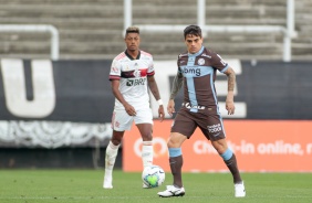 Camacho no jogo contra o Flamengo, na Neo Qumica Arena