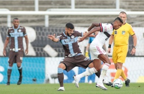 Camacho no jogo contra o Flamengo, na Neo Qumica Arena