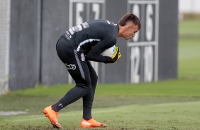 Donelli no ltimo treino do Corinthians antes do duelo contra o Flamengo