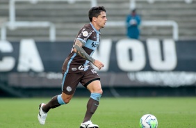 Fagner no jogo contra o Flamengo, na Neo Qumica Arena