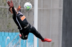 Guilherme no último treino do Corinthians antes do duelo contra o Flamengo