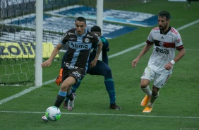 Gustavo Mantuan no jogo contra o Flamengo, na Neo Qumica Arena, pelo Brasileiro