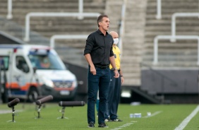 Mancini no jogo contra o Flamengo, na Neo Qumica Arena