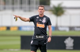 Mancini no último treino do Corinthians antes do duelo contra o Flamengo