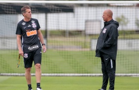 Mancini no último treino do Corinthians antes do duelo contra o Flamengo