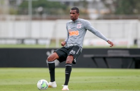 Marllon no ltimo treino do Corinthians antes do duelo contra o Flamengo