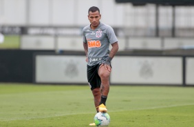 Otero no último treino do Corinthians antes do duelo contra o Flamengo