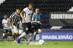Daniel no jogo contra o Santos, pelo Campeonato Brasileiro Sub-20