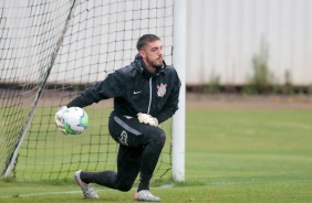 Guilherme no primeiro treino do Corinthians depois da goleada para o Flamengo