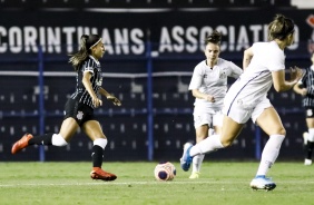 Diany no jogo contra o Santos, pelo Paulisto Feminino