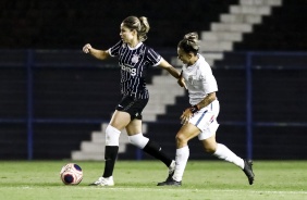 Érika no jogo contra o Santos, pelo Paulistão Feminino
