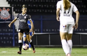 Giovanna no jogo contra o Santos, pelo Paulisto Feminino