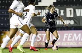 Gabi Zanotti no jogo contra o Santos, pelo Paulistão Feminino