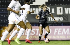 Gabi Zanotti no jogo contra o Santos, pelo Paulisto Feminino