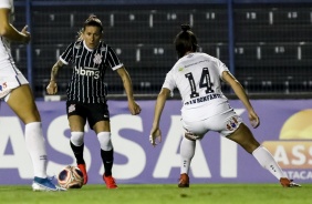 Gabi Zanotti no jogo contra o Santos, pelo Paulistão Feminino
