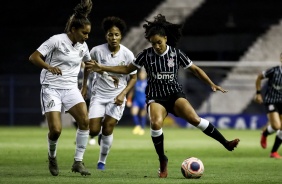 Yasmin no jogo contra o Santos, pelo Paulisto Feminino