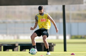 Camacho no treino desta sexta-feira no CT Joaquim Grava