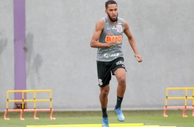 Everaldo na manhã deste sábado, no CT Dr. Joaquim Grava